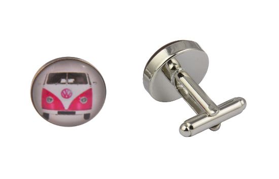 Picture of Pink Campervan Cufflinks