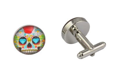 Picture of Diamond Skull Cufflinks