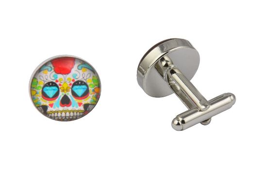 Picture of Diamond Skull Cufflinks