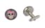 Picture of Purple Flower Skull Cufflinks