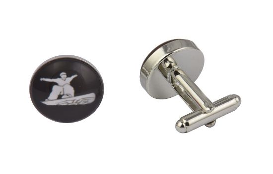 Picture of Snowboarder Cufflinks