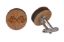 Picture of Wooden Chequered Flag Cufflinks